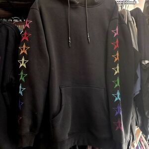 Jeffree Star Cosmetics Rainbow Embroidered Limited Edition Hoodie